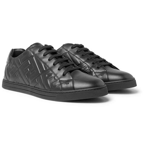 fendi embossed sneakers|fendi sneakers discount.